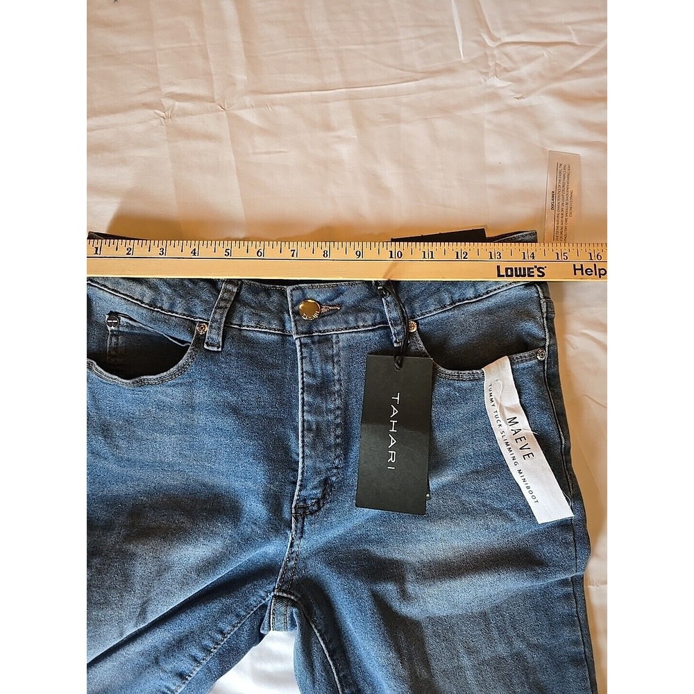 Tahari Women's Maeve Fit Solution Miniboot Medium Wash Size 8‎ RUNS SMALL - Picture 16 of 16